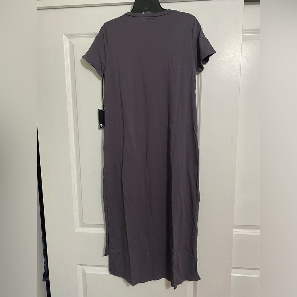 Michael Lauren Gray T Shirt Dress - Picture 2 of 4